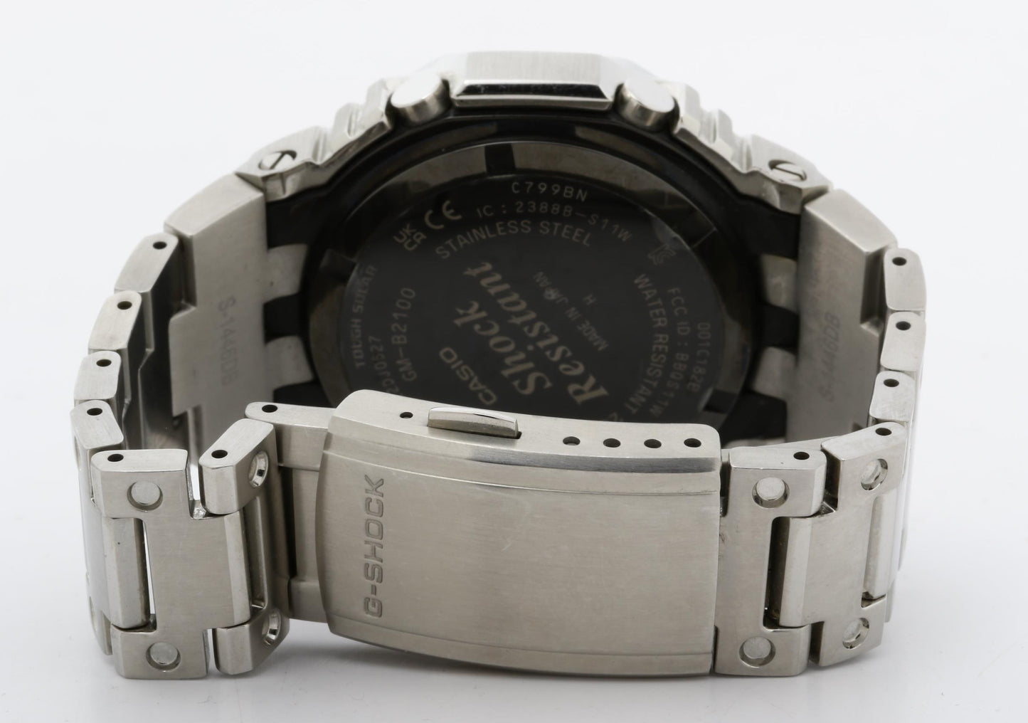 CASIO カシオ 時計 GSHOCK FULL METAL 2100 Series GMB2100D1AJF ブラック文字盤 ステンレススチール メンズ デジアナ