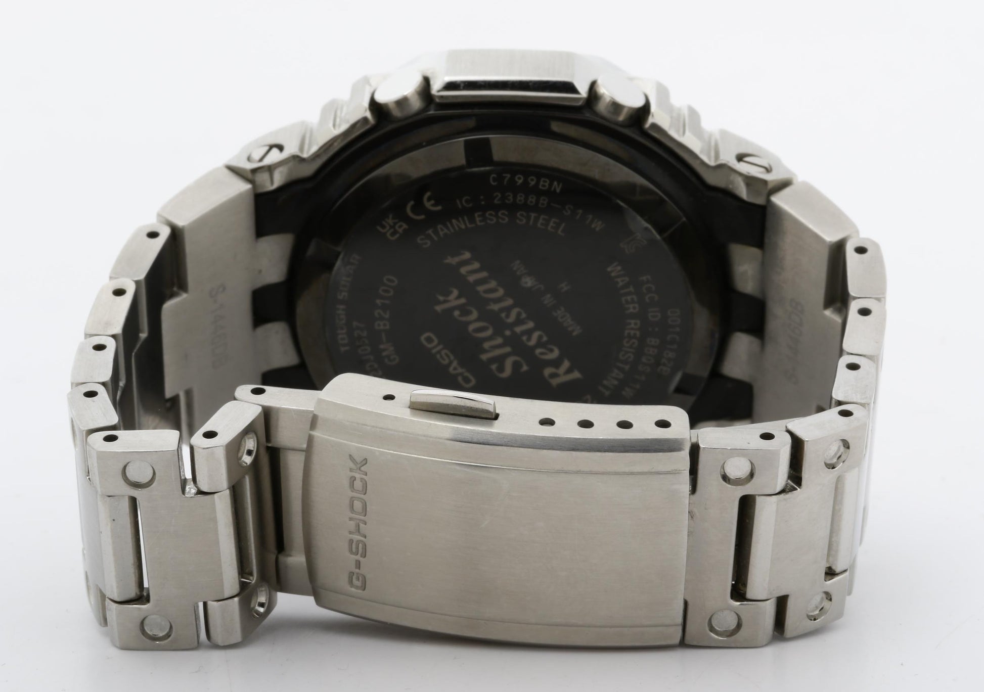 CASIO カシオ 時計 GSHOCK FULL METAL 2100 Series GMB2100D1AJF ブラック文字盤 ステンレススチール メンズ デジアナ