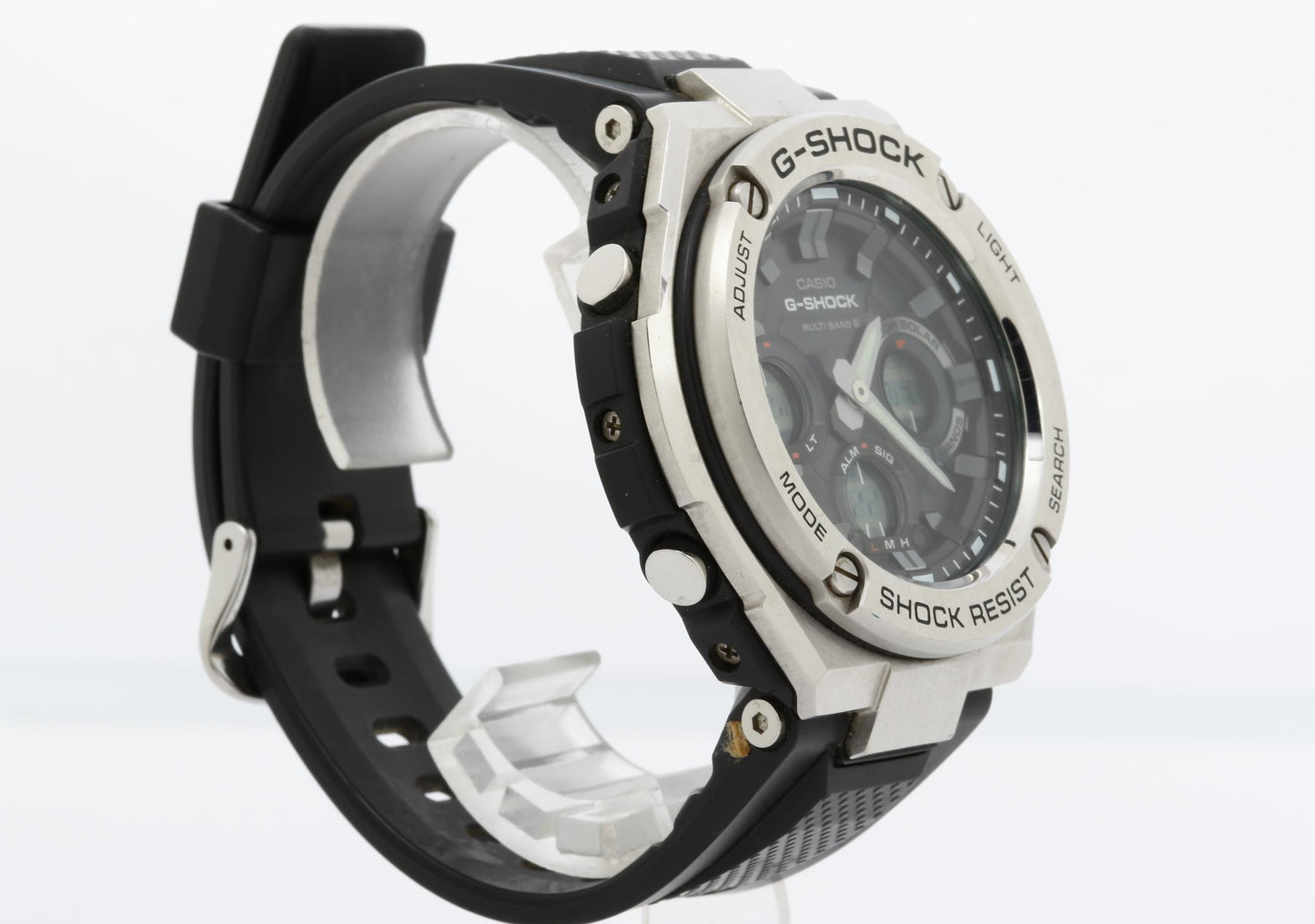 CASIO カシオ 時計 GSHOCK GSTEEL GSTW100 Series GSTW1101AJF ブラック文字盤 樹脂／ステンレススチール メンズ デジアナ