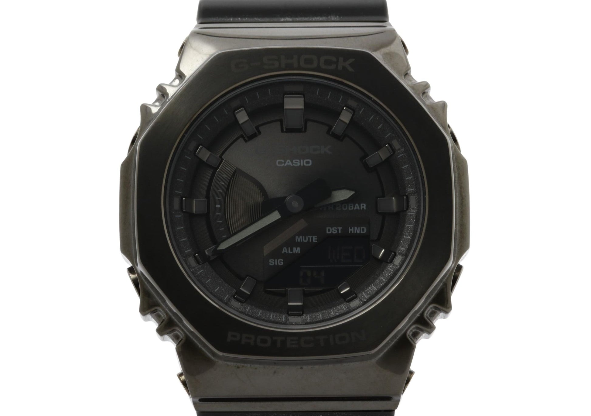 CASIO カシオ 時計 GSHOCK ANALOGDIGITAL WOMEN GMS2100B8AJF ブラック文字盤 樹脂／ステンレススチール レディース デジアナ 美品