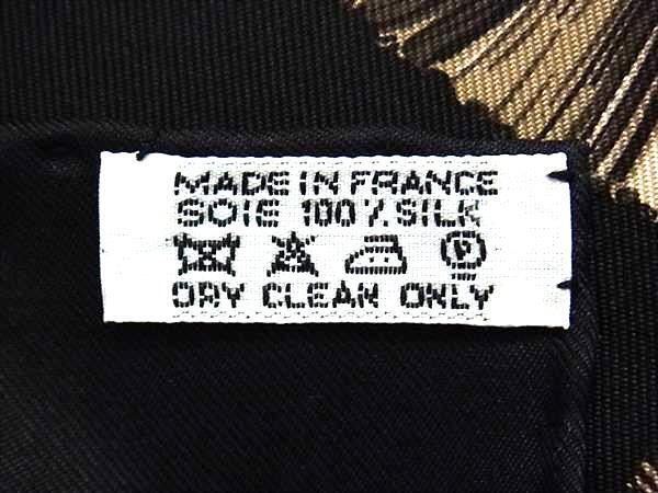 HERMES エルメス スカーフ カレ90 ブラック マルチカラー シルク100% レディース CATY 古代エジプト 美品