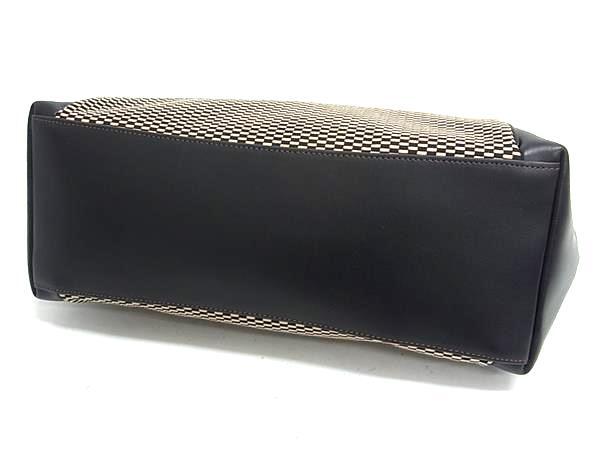 COACH コーチ トートバッグ エクスプローデッドレップス F57246 ブラック ベージュ キャンバス レザー レディース 美品