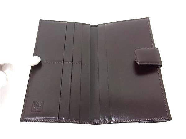 FENDI フェンディ 財布 ズッカ 2804・01339 ブラウン キャンバス レザー ユニセックス Wホック 二つ折り 長財布 美品