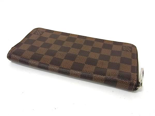LOUIS VUITTON ルイヴィトン 財布 ジッピーウォレット ヴェルティカル N61207 エベヌ（ブラウン） ダミエ メンズ ラウンドファスナー 長財布 シルバー金具