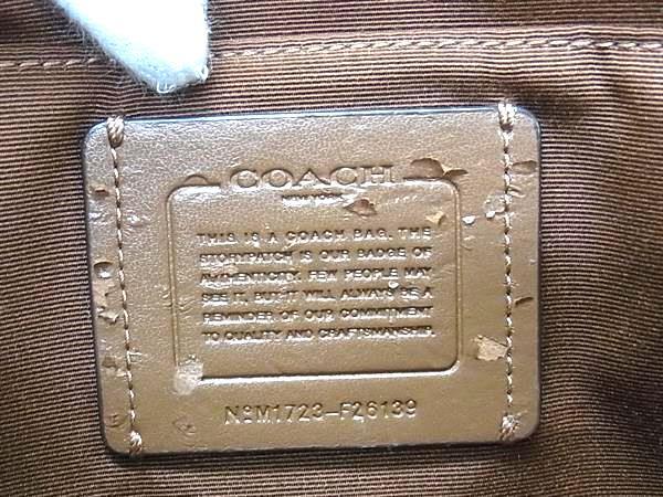 COACH コーチ ハンドバッグ シグネチャー F26139 ブラウン PVC レザー レディース 2WAY