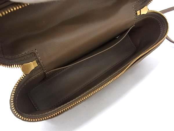 BOTTEGA VENETA ボッテガヴェネタ バニティーケース バン バン 789109 ライムストーン レザー ユニセックス 2WAY イントレチャート 美品