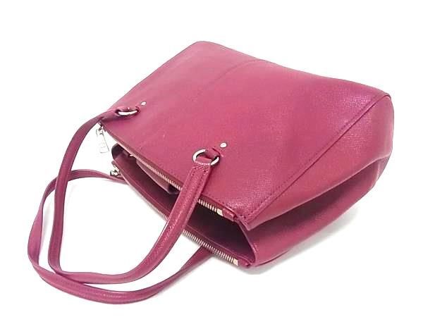 COACH コーチ ハンドバッグ 36882 ワインレッド レザー レディース 2WAY