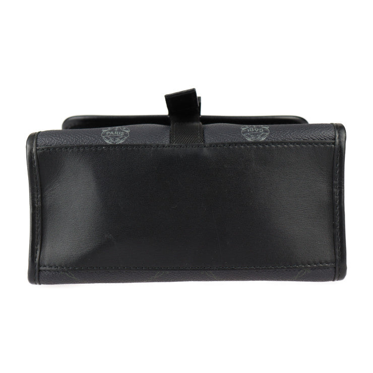 Berluti ベルルッティ リポーター スモール ショルダーバッグ - PVC レザー ブラック×グレー ブラウン シルバー金具 2WAY ハンドバッグ クロスボディバッグ