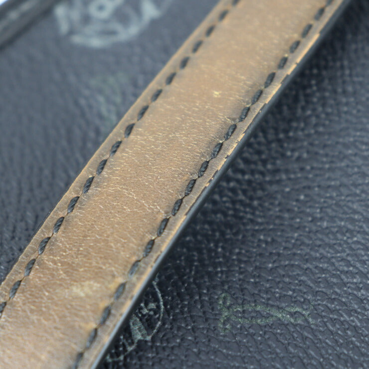 Berluti ベルルッティ リポーター スモール ショルダーバッグ - PVC レザー ブラック×グレー ブラウン シルバー金具 2WAY ハンドバッグ クロスボディバッグ