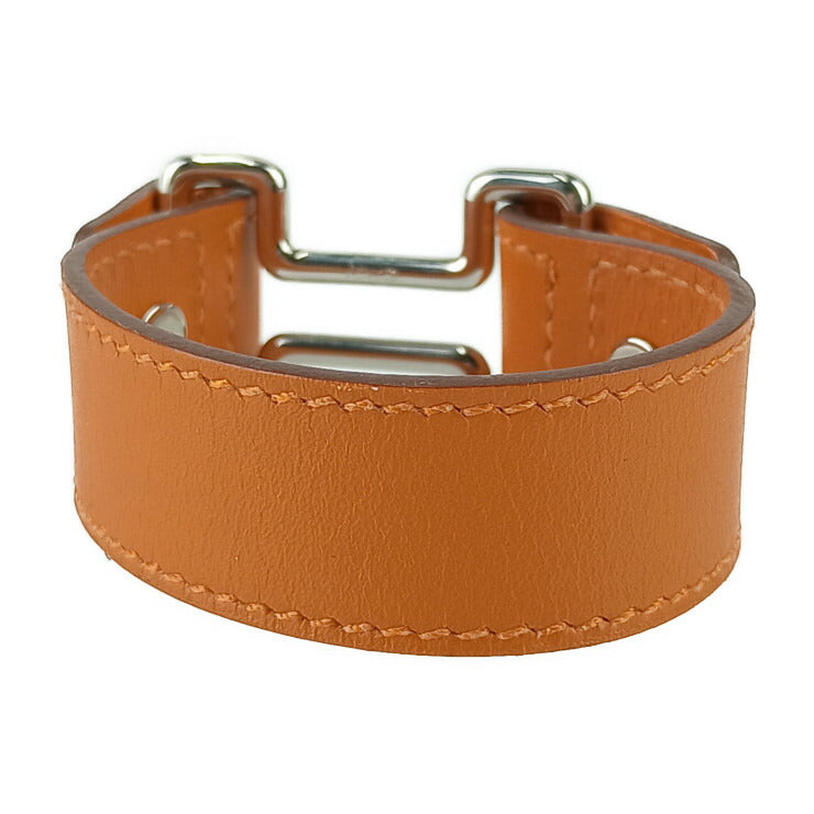 美品 HERMES エルメス ブレスレット トゥナイト - オレンジ系 シルバー金具 ヴォースイフト レディース □K刻印