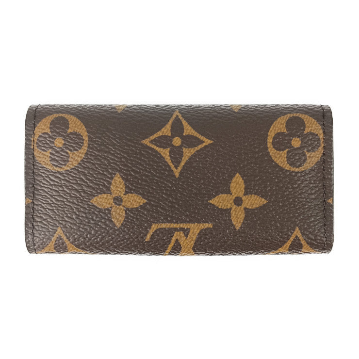 LOUIS VUITTON ルイヴィトン キーケース モノグラム ミュルティクレ4 日本限定カラー M82923 ブラウン ライトブルー PVC レザー ユニセックス ゴールド金具 4連 新古未使用展示品