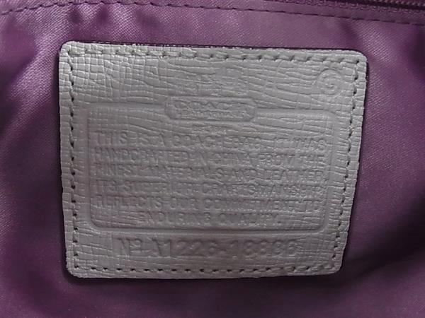 COACH コーチ ハンドバッグ シグネチャー マディソン ギャザード 18886 ゴールド アイボリー キャンバス×レザー レディース