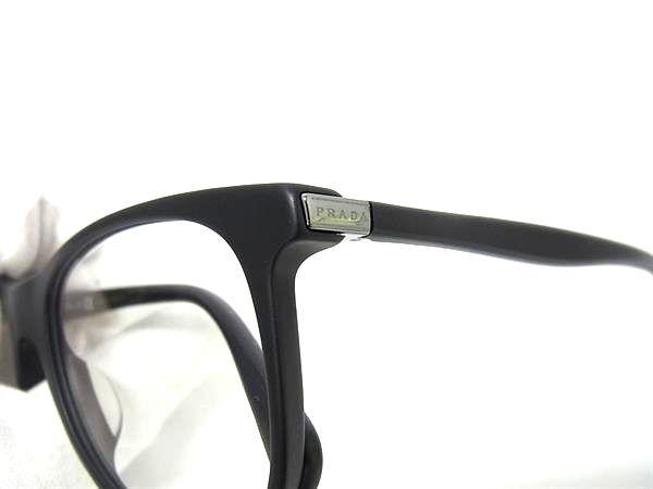 PRADA プラダ メガネ VPR 13P-A ブラック クリア プラスチック ユニセックス 新品未使用展示品