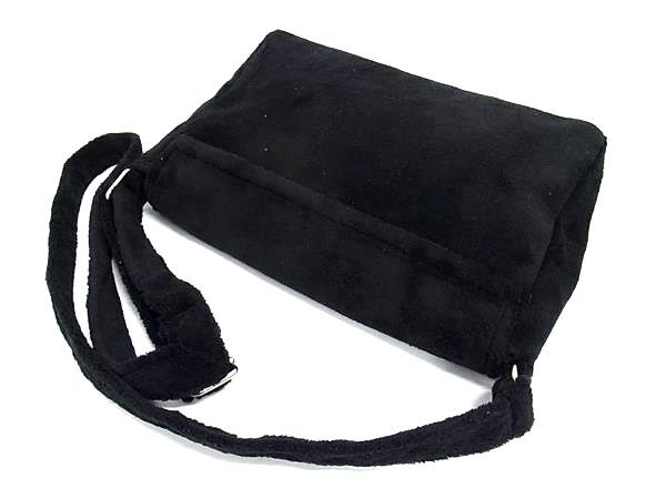 CHANEL シャネル ショルダーバッグ PRECISION ココマーク - ブラック ホワイト パイル レディース ノベルティ 超美品