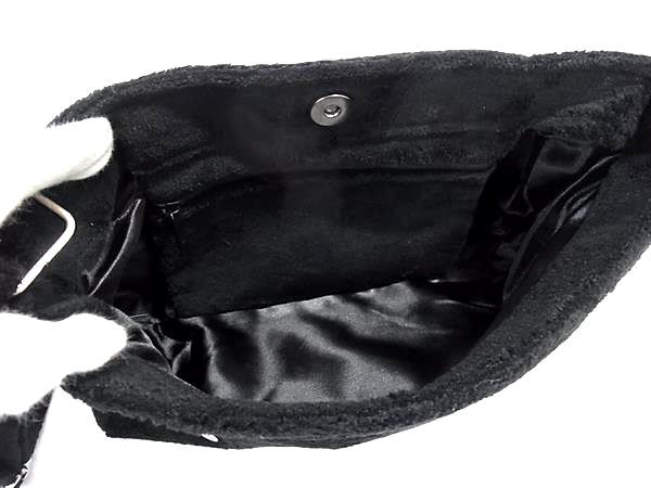 CHANEL シャネル ショルダーバッグ PRECISION ココマーク - ブラック ホワイト パイル レディース ノベルティ 超美品