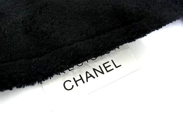 CHANEL シャネル ショルダーバッグ PRECISION ココマーク - ブラック ホワイト パイル レディース ノベルティ 超美品