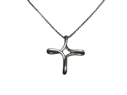 TIFFANY＆Co ティファニー ネックレス エルサペレッティ インフィニティクロス - SV925 シルバー レディース 美品