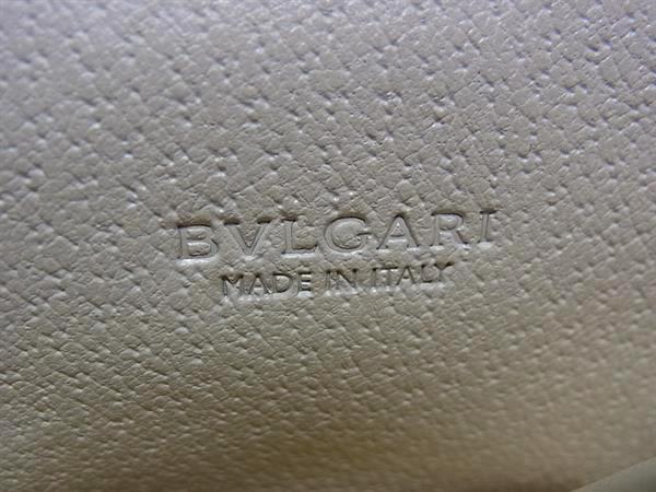 BVLGARI ブルガリ カードケース ロゴマニア - ピンク系 キャンバス レザー レディース シルバー金具 美品