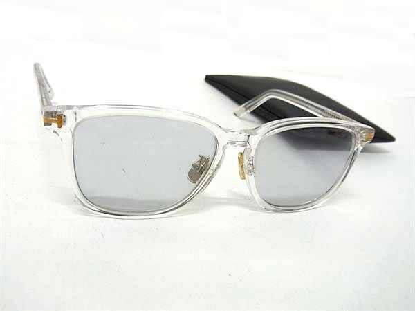 TOM FORD トムフォード サングラス アジアンフィット FT1048 クリア クリアブラック系 プラスチック ユニセックス 美品