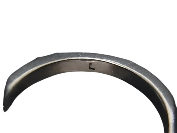 ChristianDior クリスチャンディオール リング ロゴ - シルバー メタル レディース ラインストーン