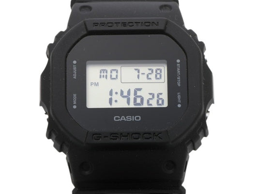 CASIO カシオ 腕時計 G-SHOCK Utility blackシリーズ DW-5600BCE-1DR ブラック デジタル文字盤 ステンレス 樹脂 エコファブリック メンズ デジタル クオーツ 新品未使用展示品