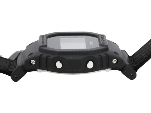 CASIO カシオ 腕時計 G-SHOCK Utility blackシリーズ DW-5600BCE-1DR ブラック デジタル文字盤 ステンレス 樹脂 エコファブリック メンズ デジタル クオーツ 新品未使用展示品