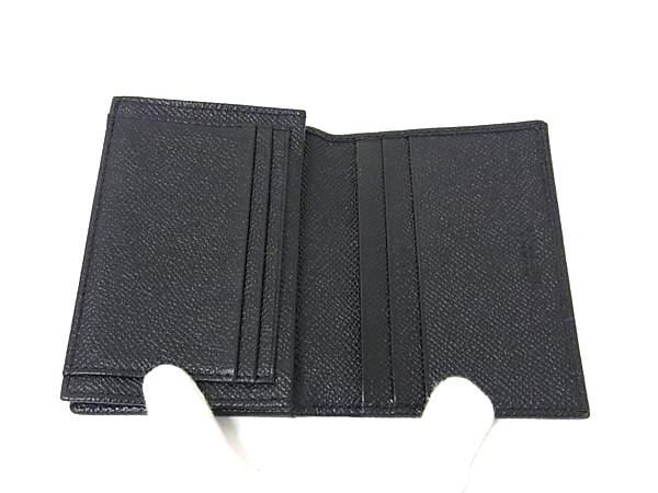 BVLGARI ブルガリ 名刺入れ クラシコ カードケース 20361 ブラック レザー ユニセックス 美品