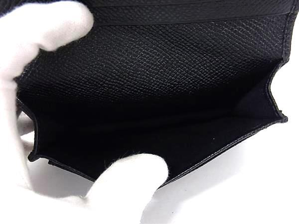 BVLGARI ブルガリ 名刺入れ クラシコ カードケース 20361 ブラック レザー ユニセックス 美品