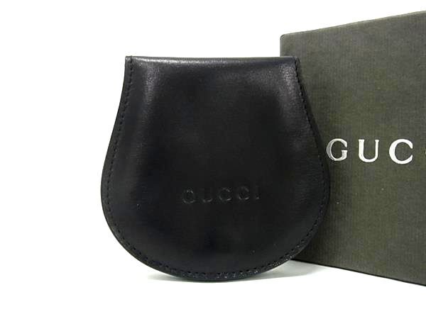 GUCCI グッチ コインケース コインパース 030.2778 ブラック レザー ユニセックス 美品