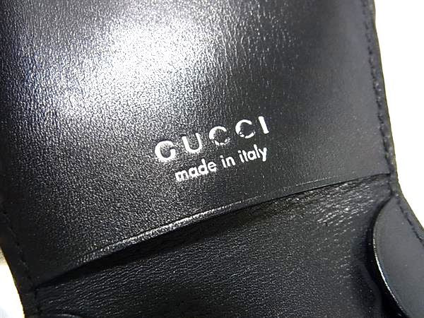 GUCCI グッチ コインケース コインパース 030.2778 ブラック レザー ユニセックス 美品