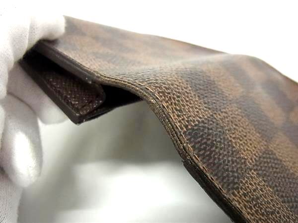 LOUIS VUITTON ルイヴィトン カードケース ダミエ アンヴェロップ カルト ドゥ ヴィジット N62920 エベヌ PVC レザー ユニセックス