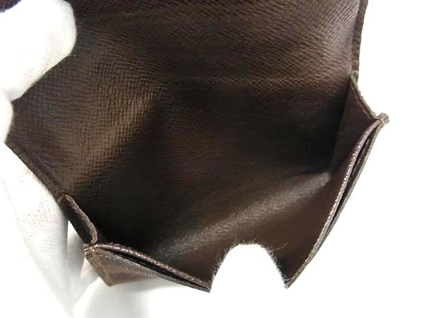 LOUIS VUITTON ルイヴィトン カードケース ダミエ アンヴェロップ カルト ドゥ ヴィジット N62920 エベヌ PVC レザー ユニセックス