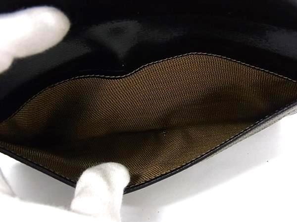 FENDI フェンディ 二つ折り財布 ズッカ Wホック 長財布 2804 01339 ブラウン系×ブラック系 キャンバス×レザー ユニセックス SAS ヴィンテージ 美品