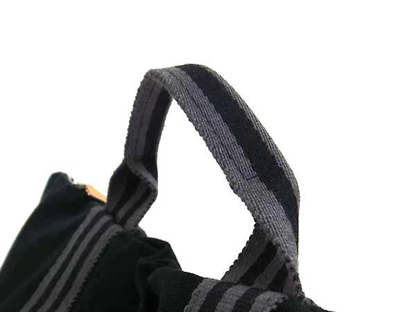 HERMES エルメス ビジネスバッグ フールトゥ ポルトドキュマン ブラック系 キャンバス ユニセックス ブリーフケース シルバー金具 美品