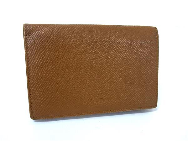 BVLGARI ブルガリ 名刺入れ クラシコ カードケース 20360 ブラウン系 レザー ユニセックス