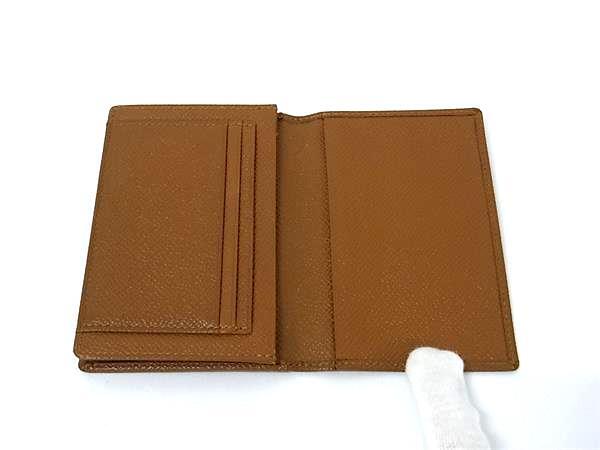 BVLGARI ブルガリ 名刺入れ クラシコ カードケース 20360 ブラウン系 レザー ユニセックス