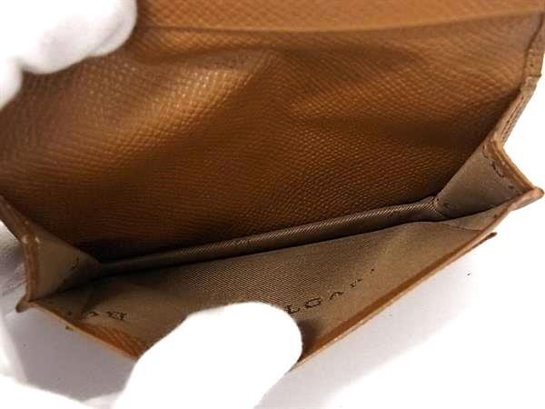 BVLGARI ブルガリ 名刺入れ クラシコ カードケース 20360 ブラウン系 レザー ユニセックス