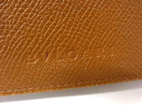 BVLGARI ブルガリ 名刺入れ クラシコ カードケース 20360 ブラウン系 レザー ユニセックス