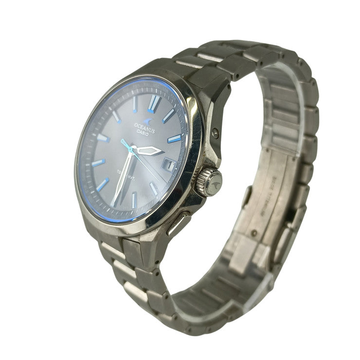 CASIO カシオ 時計 オシアナス OCWS1001AJF ブラック文字盤 TI メンズ