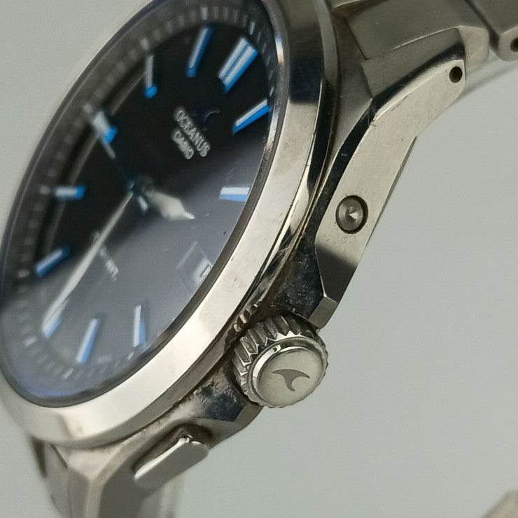 CASIO カシオ 時計 オシアナス OCWS1001AJF ブラック文字盤 TI メンズ