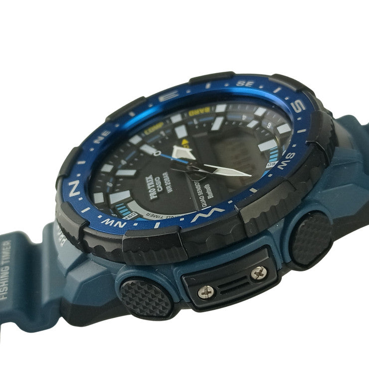 CASIO カシオ 時計 プロトレック アングラーライン PRTB702JF ブラック文字盤 樹脂／アルミ メンズ 美品