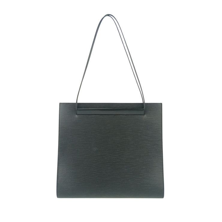 LOUIS VUITTON ルイヴィトン ショルダーバッグ サントロペ M52462 ブラック エピ レディース ゴールド金具 美品