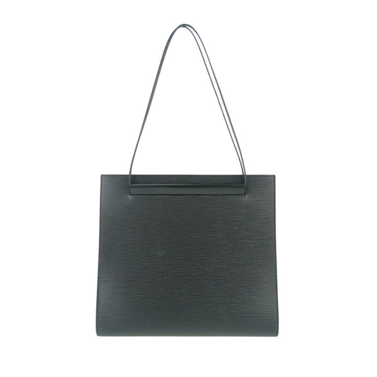 LOUIS VUITTON ルイヴィトン ショルダーバッグ サントロペ M52462 ブラック エピ レディース ゴールド金具 美品