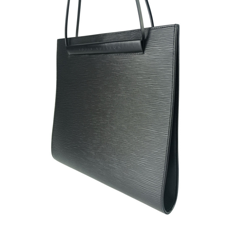 LOUIS VUITTON ルイヴィトン ショルダーバッグ サントロペ M52462 ブラック エピ レディース ゴールド金具 美品