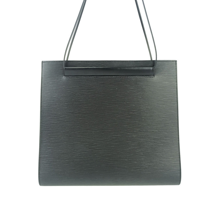 LOUIS VUITTON ルイヴィトン ショルダーバッグ サントロペ M52462 ブラック エピ レディース ゴールド金具 美品