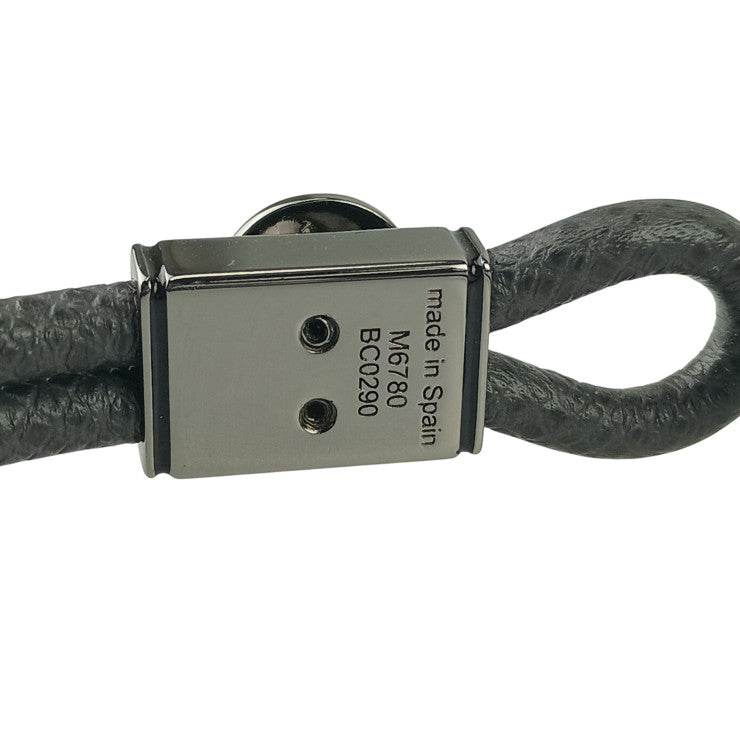 LOUIS VUITTON ルイヴィトン ブレスレット モノグラム・エクリプス タイガ ブレスレット･ループ イット M6780 ブラック系 PVC レザー メンズ ブラック金具 超美品