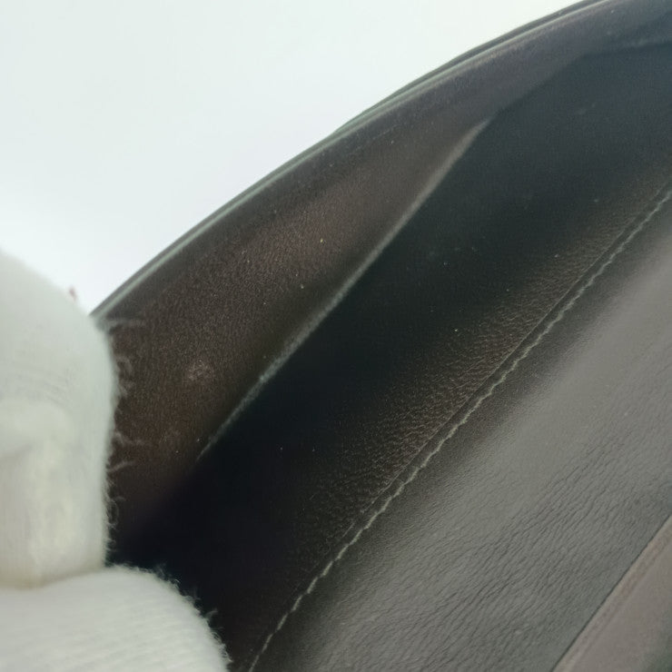 BOTTEGA VENETA ボッテガべネタ 長財布 イントレチャート 120697 ダークブラウン レザー メンズ 札入れ