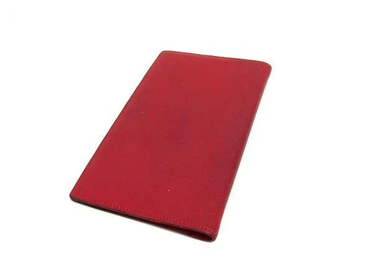 HERMES エルメス 手帳カバー アジェンダ - レッド系 クシュベル レディース 美品