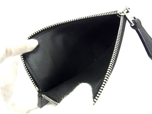 dunhill ダンヒル コインケース シグネチャー フラグメントケース - ブラック系 PVC レザー メンズ シルバー金具 超美品