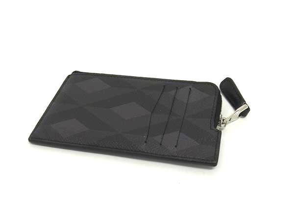 dunhill ダンヒル コインケース カドガン フラグメントケース - ブラック系 PVC レザー メンズ シルバー金具